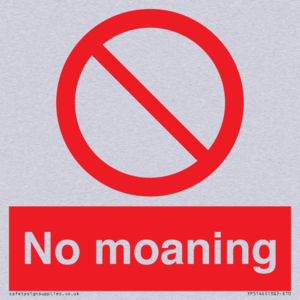 No Moaning